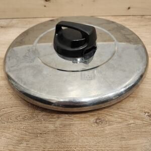 Revere Ware 9" Saucepan Pot Steam Lid Only Vented Stainless Steel